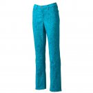NEW Levi's 512 Size 4 Medium Perfectly Slimming Splatter Straight-Leg Jeans Teal $54.00