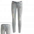 NEW Juniors Size 3 Mudd Distressed Skinny Blue Jeans - Juniors $48