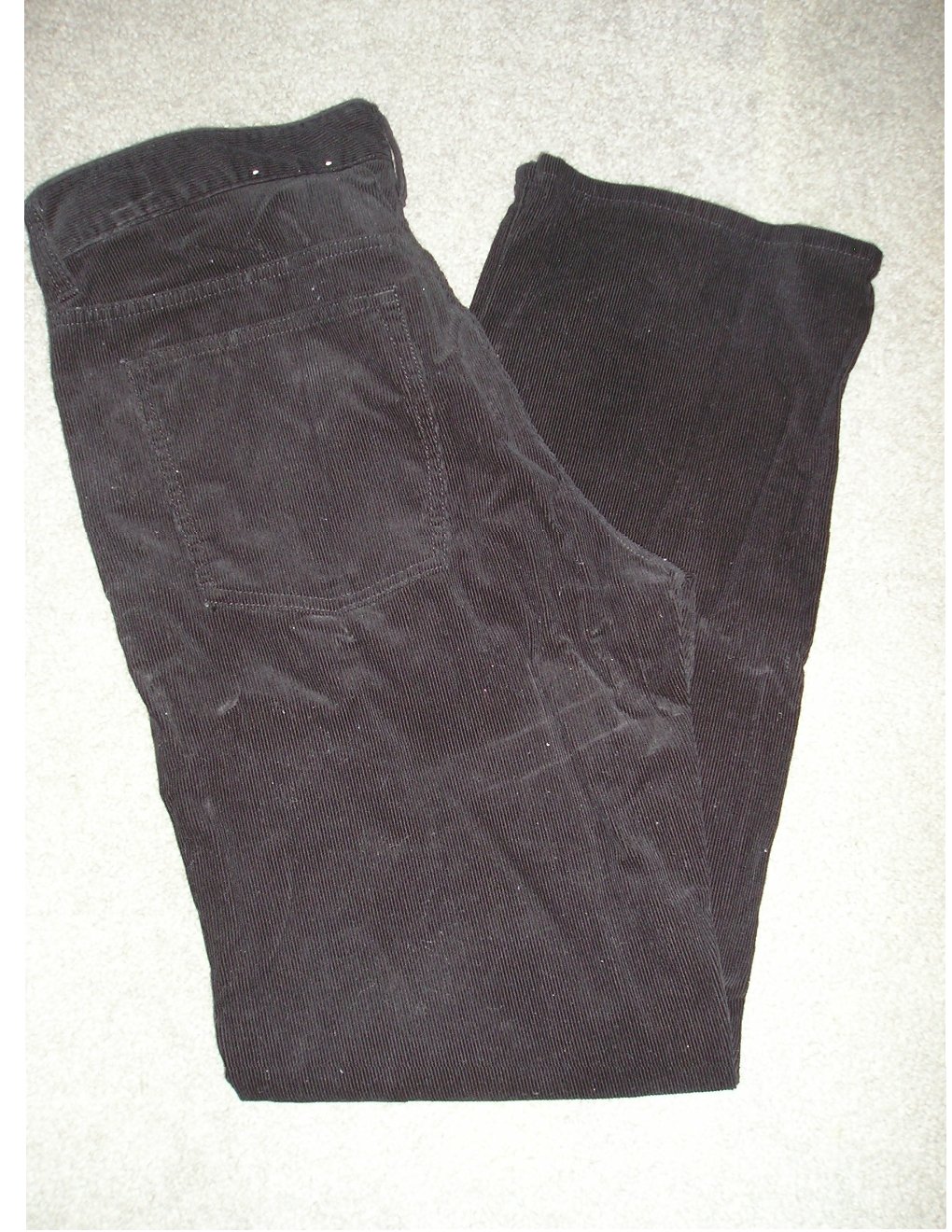 black corduroy pants baggy