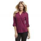 CRB Womens Small Fuchsia Slim Sided Top Shirt Blouse $28 NEW
