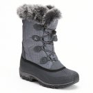 Kamik Momentum Cold Weather Womens Boots Charcoal GRAY Size 8 NEW Insulated