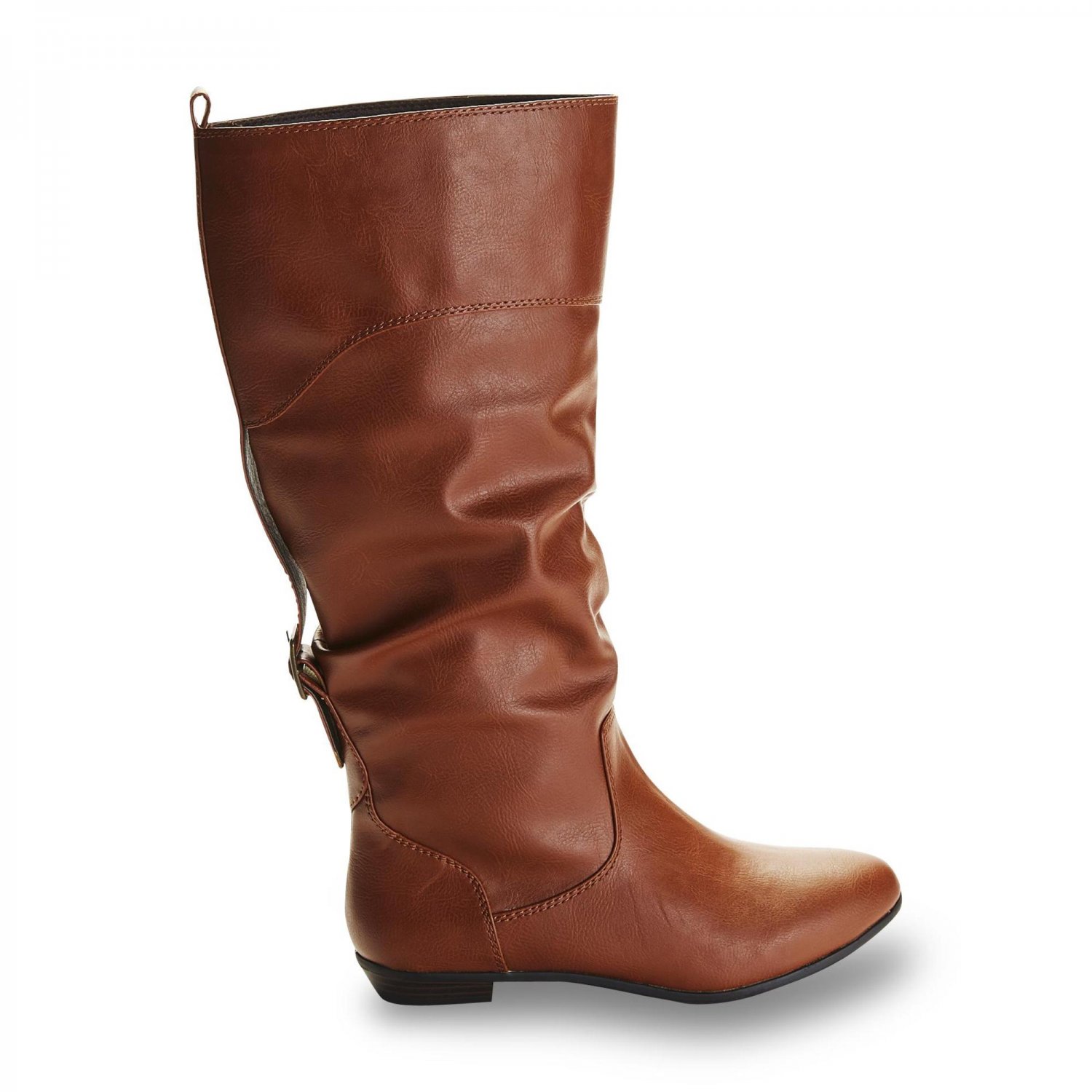 NEW Bongo Womens Logan Riding Boots in Cognac 8M Long Style Flat Heel