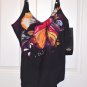 NEW Figure Slimming FANTASIZER One Pc Bathing Swim Suit Womens Sz 10