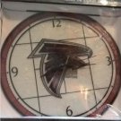 NOS NFL Art-Glass Clock - Atlanta Falcons - NFL-AFA-274 - The Memory Company