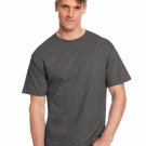 Hanes M Charcoal Classic Crew Neck Tagless Tee Comfort Cool Performance Wicking NEW