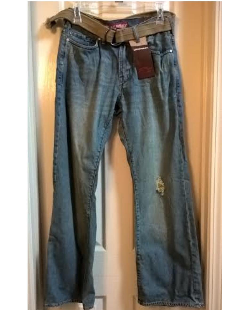 UnionBay Bronco Boot Cut Premium Mens Jeans Teens Boys Blue 29 x 30