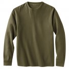Mens Green Thermal Shirt Top or Tee Long Sleeve Sz 2XL or XXL NEW
