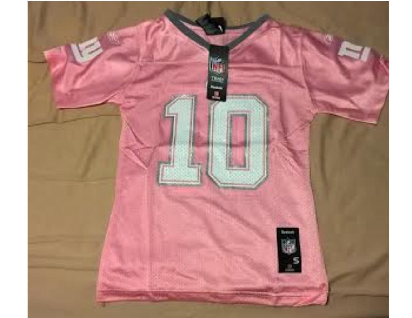 eli manning pink jersey