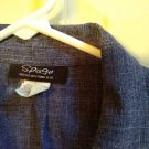 VINTAGE Spago Suit Jacket Blazer Short Waist Button Front Sz Small Pre-Owned