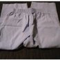 BRIGGS New York Light Blue Cropped Pants Capris Pull On Elastic Waist Poly Blend Size 8