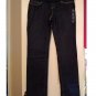 Old Navy SMALL Denim Stretch Maternity Jeans Dark Wash Low Rise Straight Leg NEW