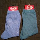 New 2 Pair Solid Crew Socks by xhilaration Blue and Teal Casual Socks NEW