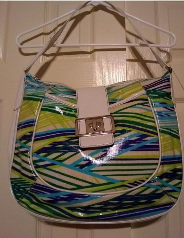 Attention Brand Handbag Purse Shoulder Bag Locked Out Zip Close NEW