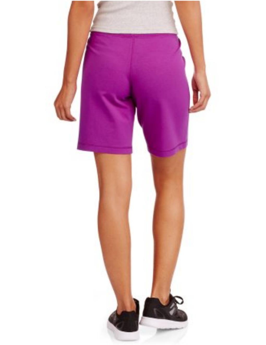 Athletic Works Brand Womens Active French Terry Bermuda Shorts NEW
