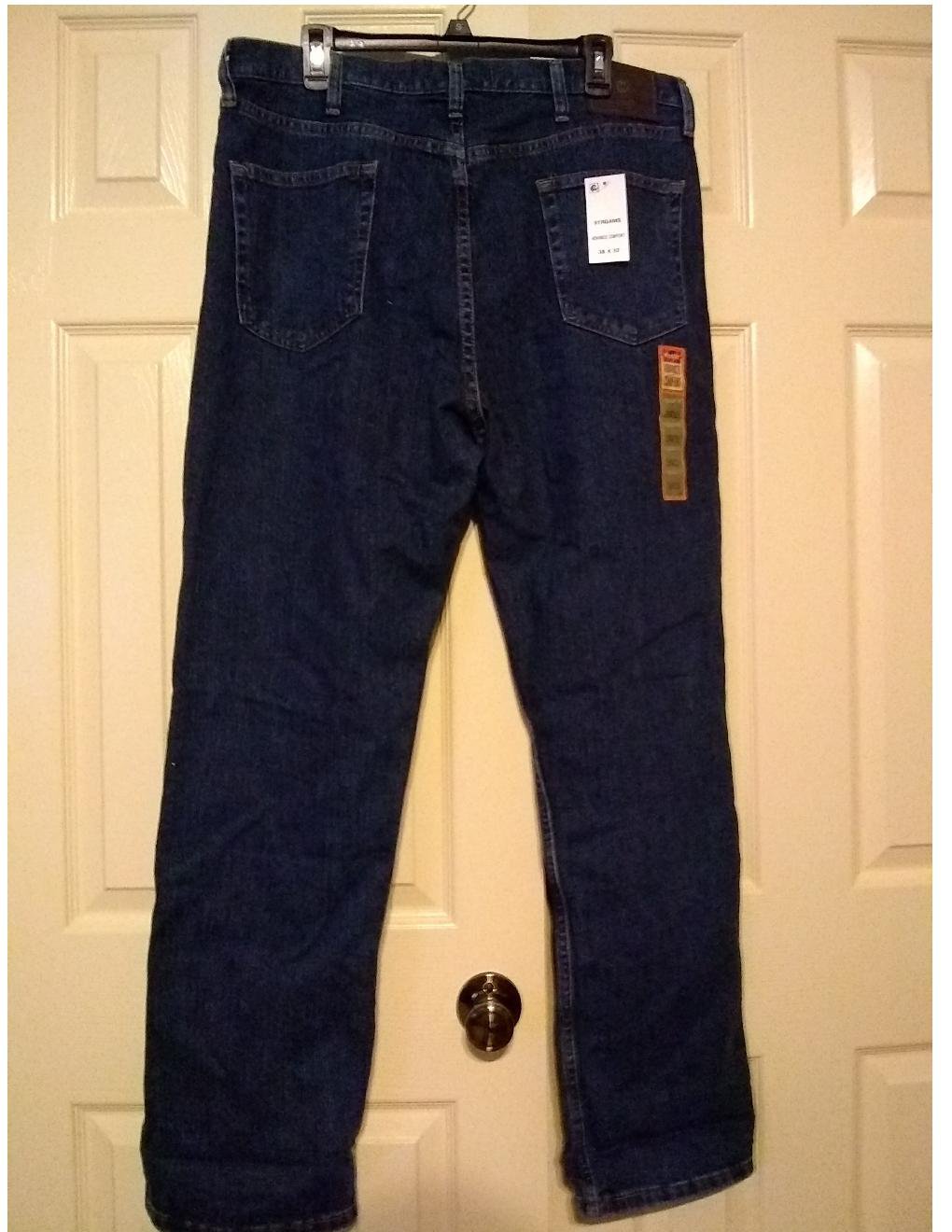 NEW Wrangler Jeans Sz 38x32 Advanced Comfort Denim 9TRGAMS Regular Fit Mens