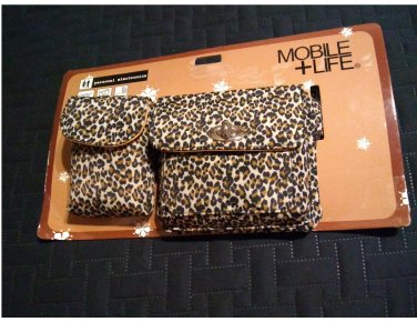 New Mobile + Life Electronics Fanny Pack Cheetah Print - 2 For 1 Packs