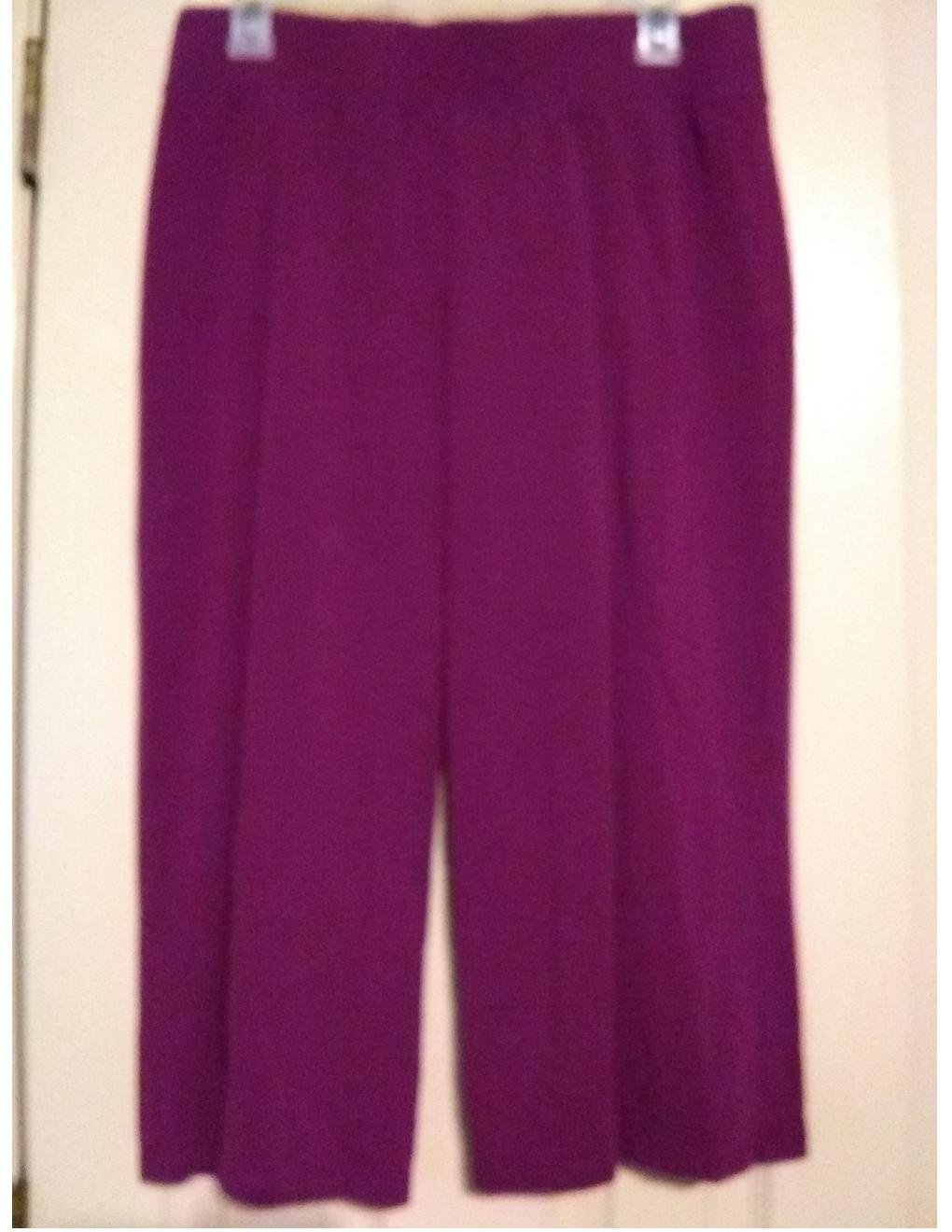 SONOMA Womens Size Small or S Purple Modern Fit Gaucho Pants Pre-Owned