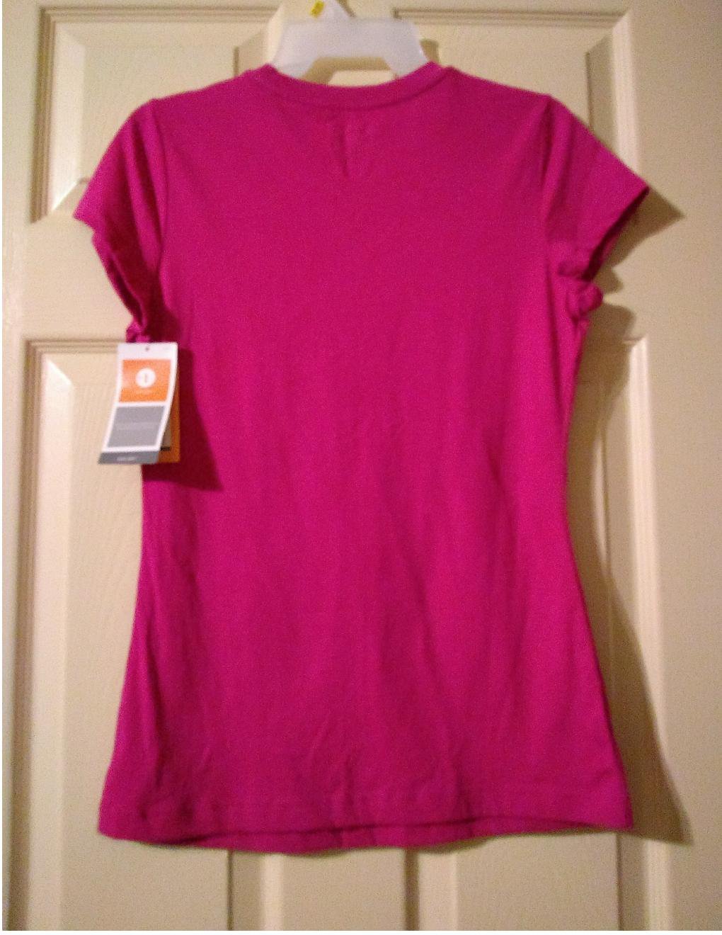 NEW Lot of 2 Womens XS Black & Fuchsia Duo Dry Work-Out Tees by ...