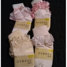 Lot of 4 Pairs of Frilly Ruffled Ankle Trim Socks - 18-36 Months Baby Girls Toddler Girls NEW