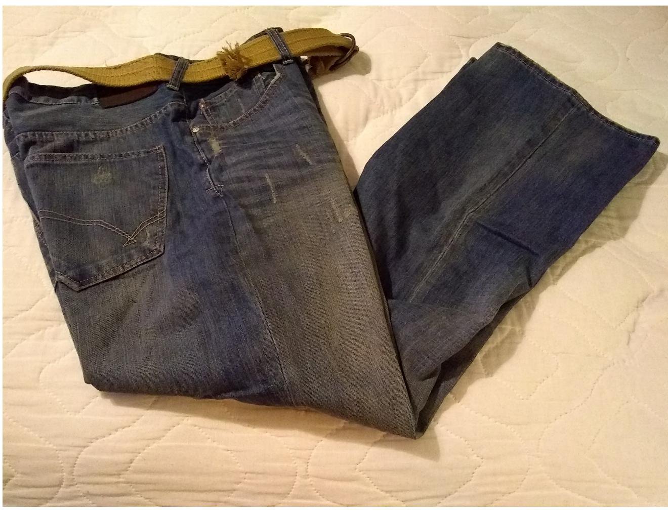 UnionBay Bronco Boot Cut Premium Mens Jeans Teens Boys Blue 34 x 30