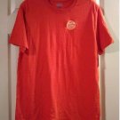 New Mens Small Orange T-Shirt by Jerzees Teens Boys Tagless Design Cotton