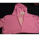 NEW SO Brand Pink White Mock Layer Shirt Top Girls Plus 18.5 Short Sleeve Hoodie Tee