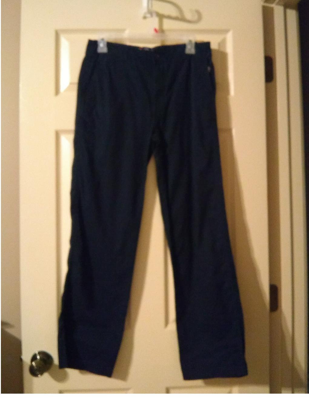 NEW Chaps Brand Navy Blue Boys Teens Fashion Pants Flat Front Size 16