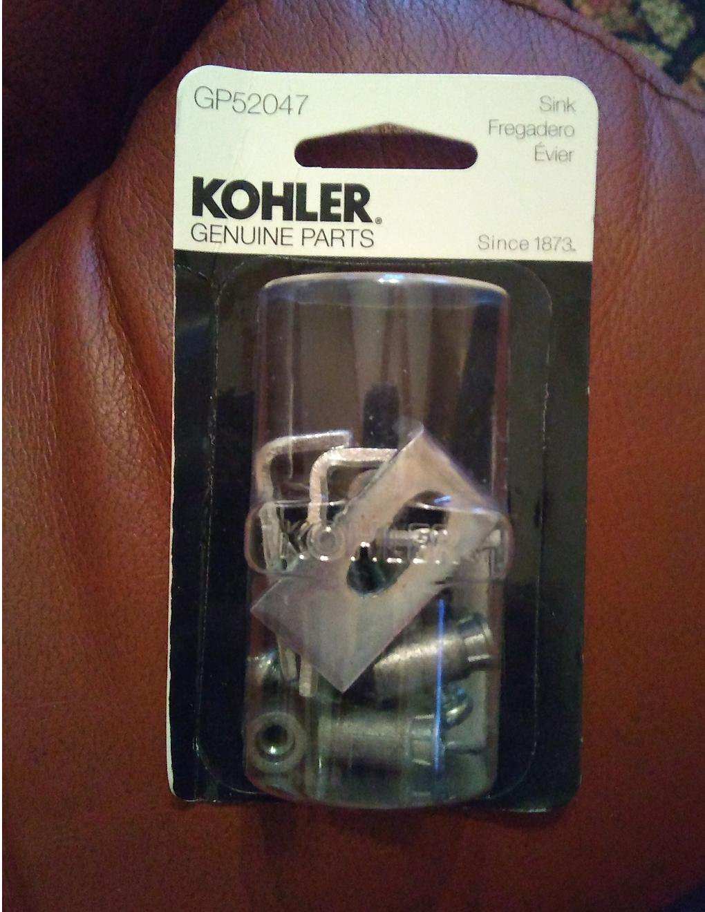 NEW Kohler GP52047 Undercounter Sink Clips Clamp Accessory Pack of 4
