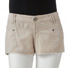 Hang Ten Corduroy Cuttoff Shorts Tan Size 3 Juniors Cutoff Shorts NEW $32.00