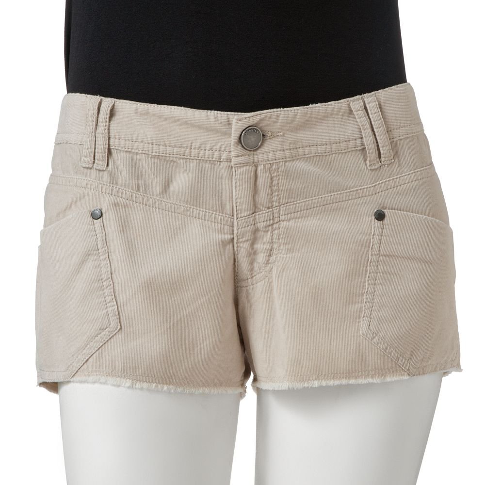 Hang Ten Corduroy Cuttoff Shorts Tan Size 5 Juniors Cutoff Shorts NEW ...