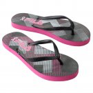 NEW Fila Geometric Breast Cancer Awareness Women's Flip-Flops Sandals XL Extra Large 11 NEW