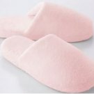MicroTerry Slippers Womens Slippers Fleece Size Medium Pink NEW