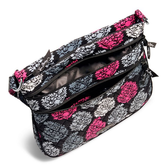 NEW Vera Bradley Triple Zip Hipster Crossbody Purse Handbag Northern