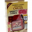 Yankee Candle Car Gel Bonus 3 Pack Cozy Home Collection Sealed Car Fresheners