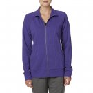 NEW Skechers Sport Womens Mock Neck Sweatshirt Jacket Small Indigo Purple