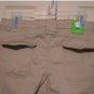 NEW CIRCO Girls CROPPED CAPRIS PANTS - Adjustable Waist TAN 4 Size 16 Pockets