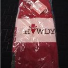 NEW Valentine's Day Howdy Western Heart Love Embroidered Kitchen Towel 16 X 26