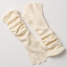NEW Apt. 9 Ruched Elbow Womens Gloves OSFA Winter Gloves in Ivory NEW