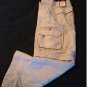 NEW Tony Hawk Zip Off Convertible Khaki Cargo Pants Zip Off Legs Sz 14