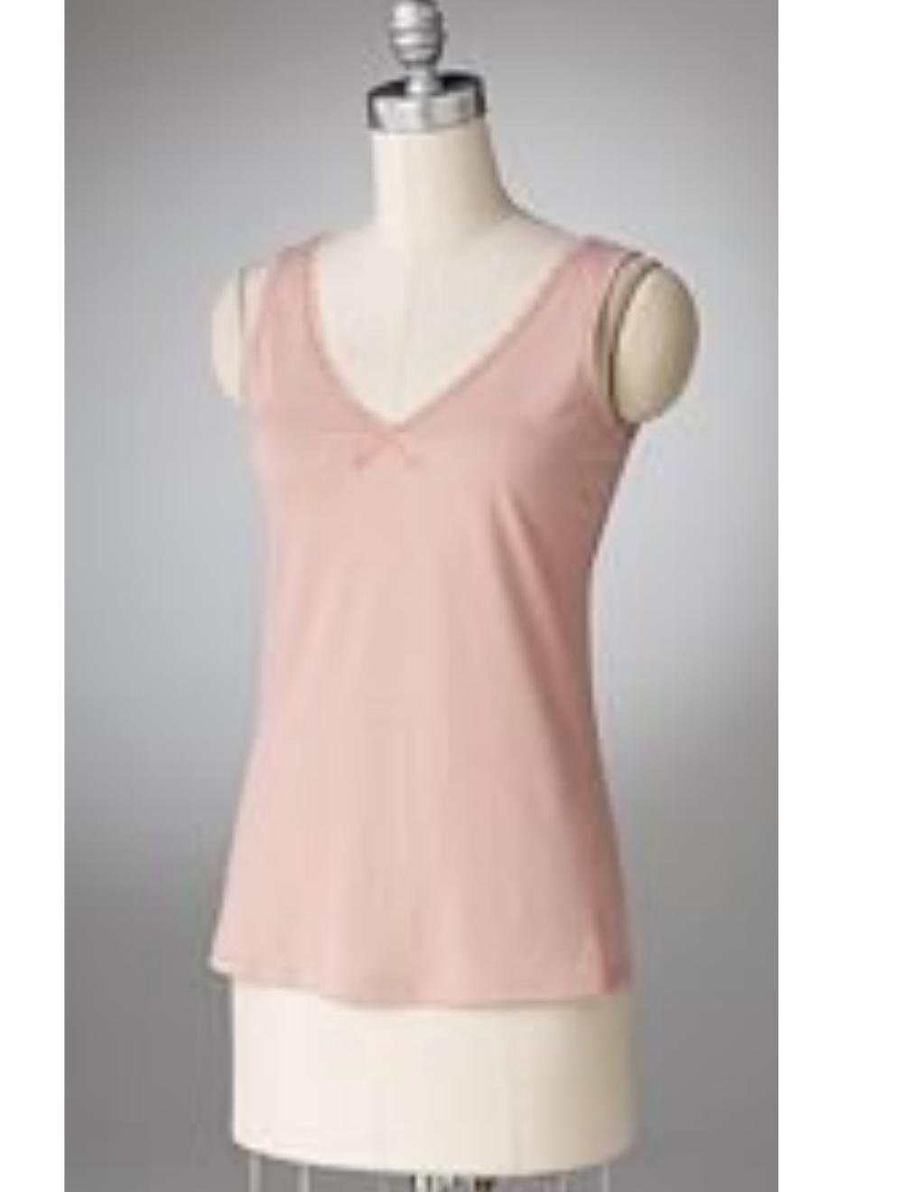 Pink Lace Trimmed Camisole by Daisy Fuentes Womens Teens Girls Size ...