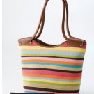 New Scoop Bucket Style Tote Bag Purse or Handbag Bright Colors Rosetti