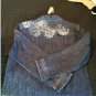 NEW Womens Large Embroidered Jean Jacket by IOS Individual Original Style NEW