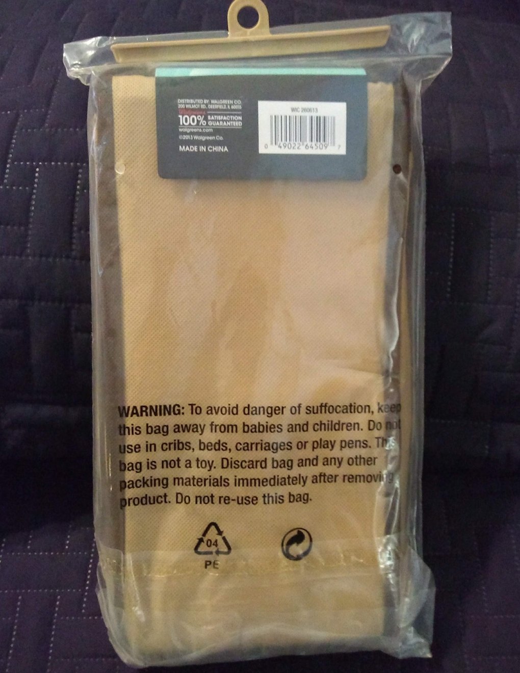 NEW Living Solutions 10 Shelf Hanging Shoe Organizer Velcro Attachment