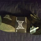 Mens Tapout 4 pack pairs No-Show Socks Black Logo Toes -Shoe 6-12.5 NEW
