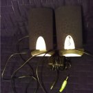 Pre-Owned eMachines Computer speakers black/silver Model SP-30A with stands and AC adapter