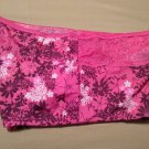 NEW 40722 Maidenform Womens Lace Microfiber Hipster Floral Design Pink Size M/6