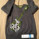 NEW Jumping Beans Gray Graphic Rock & Roll Fleece Sweatshirt Boys Size 4