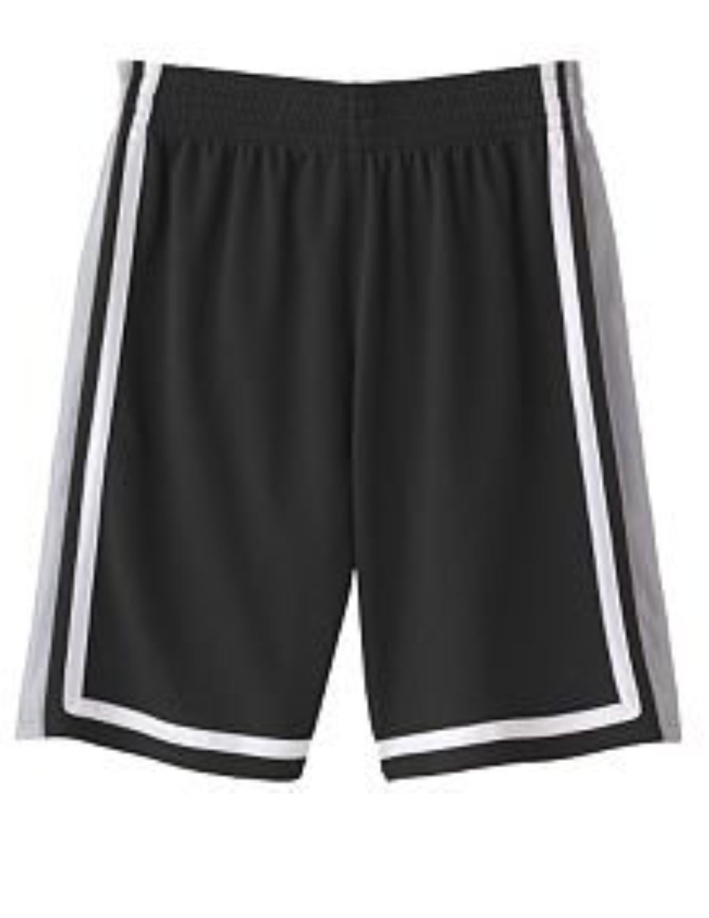 Mesh Basketball Shorts Boys Long Style Shorts Tek Gear Size Large Black New 1905