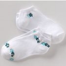 Hibiscus Low Cut Socks 2 Pairs So BrandWomens Sport Socks NEW