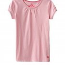 So Brand Girls Plus Top TShirt Shirred Pink 16 1/2 NEW